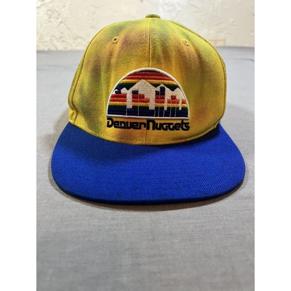 Mitchell & Ness Other - Limited Addition Mitchell & Ness‎ NBA Denver Nuggets Yellow Tie Dye Cap Hat